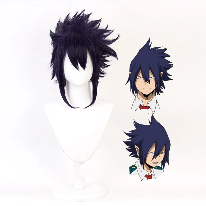 My Hero Academia Boku no Hiro Akademia Amajiki Tamaki Dark Blue Short Cosplay Wig Synthetic Hair Perucas
My Hero Academia Boku no Hiro Akademia Amajiki Tamaki Dark Blue Short Cosplay Wig Synthetic Hair Perucas