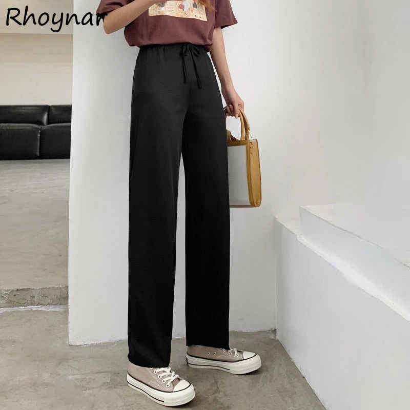 Pants Women Elegant Fashion High Waist Temperament Pockets Full Length Wide Leg Draped Cozy Leisure Streetwear Ladies New Solid
Pants Women Elegant Fashion High Waist Temperament Pockets Full Length Wide Leg Draped Cozy Leisure Streetwear Ladies New Solid