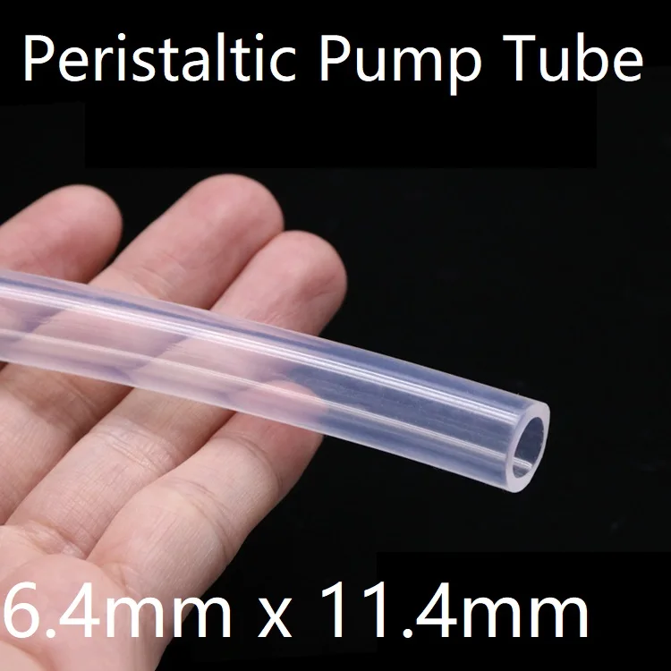 Peristaltic Pump Tube ID 6.4mm x 11.4mm OD Soft Silicone Hose Wall 2.5mm Flexible Drink Water Connect Pipe Nontoxic Transparent
Peristaltic Pump Tube ID 6.4mm x 11.4mm OD Soft Silicone Hose Wall 2.5mm Flexible Drink Water Connect Pipe Nontoxic Transparent