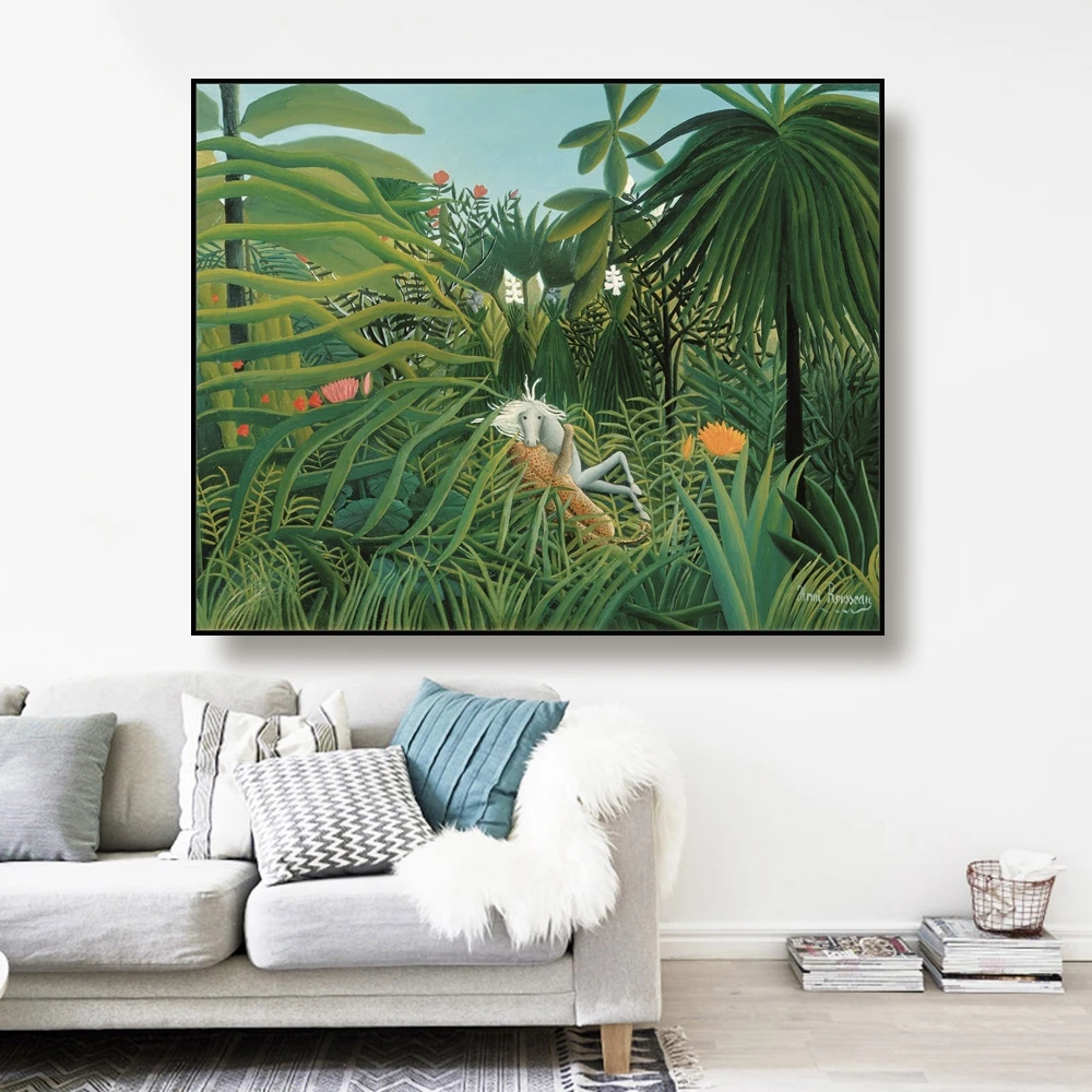 Cassisy Canvas Art Oil Painting《Horse Attacked by Jaguar》Henri·Rousseau Art Poster Picture Wall Decor Modern Home Decoration
Cassisy Canvas Art Oil Painting《Horse Attacked by Jaguar》Henri·Rousseau Art Poster Picture Wall Decor Modern Home Decoration