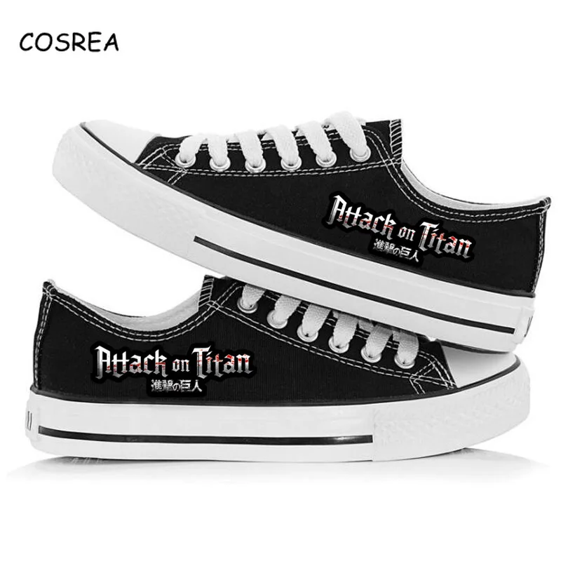 Attack of Titans Cosplay Attack on Titan Shoes Unisex Canvas Shingeki No Kyojin Shoes Japanese Anime Print Shoe Mikasa Eren
Attack of Titans Cosplay Attack on Titan Shoes Unisex Canvas Shingeki No Kyojin Shoes Japanese Anime Print Shoe Mikasa Eren