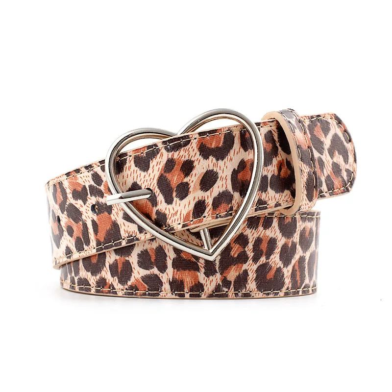 2020 New Korean Leopard Print Pu Belt Heart Round Type Buckle Wide PU Waistband Fashion Jeans Decoration Belts Clothing Ornament
2020 New Korean Leopard Print Pu Belt Heart Round Type Buckle Wide PU Waistband Fashion Jeans Decoration Belts Clothing Ornament