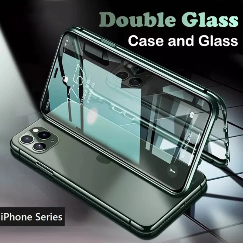 Phone Case For OPPO Reno 4 4F 4Z SE Lite NEO Find X2 X X3 Pro 360° Protect Magnetic Adsorption Metal Double Layer Glass Cover
Phone Case For OPPO Reno 4 4F 4Z SE Lite NEO Find X2 X X3 Pro 360° Protect Magnetic Adsorption Metal Double Layer Glass Cover