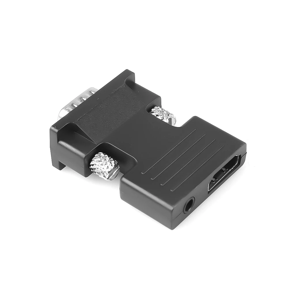kebidu HDMI-compatible to VGA Audio Converter Adapter Support 1080P Signal Output For HDTV Monitor Projector PC PS3 | Электроника