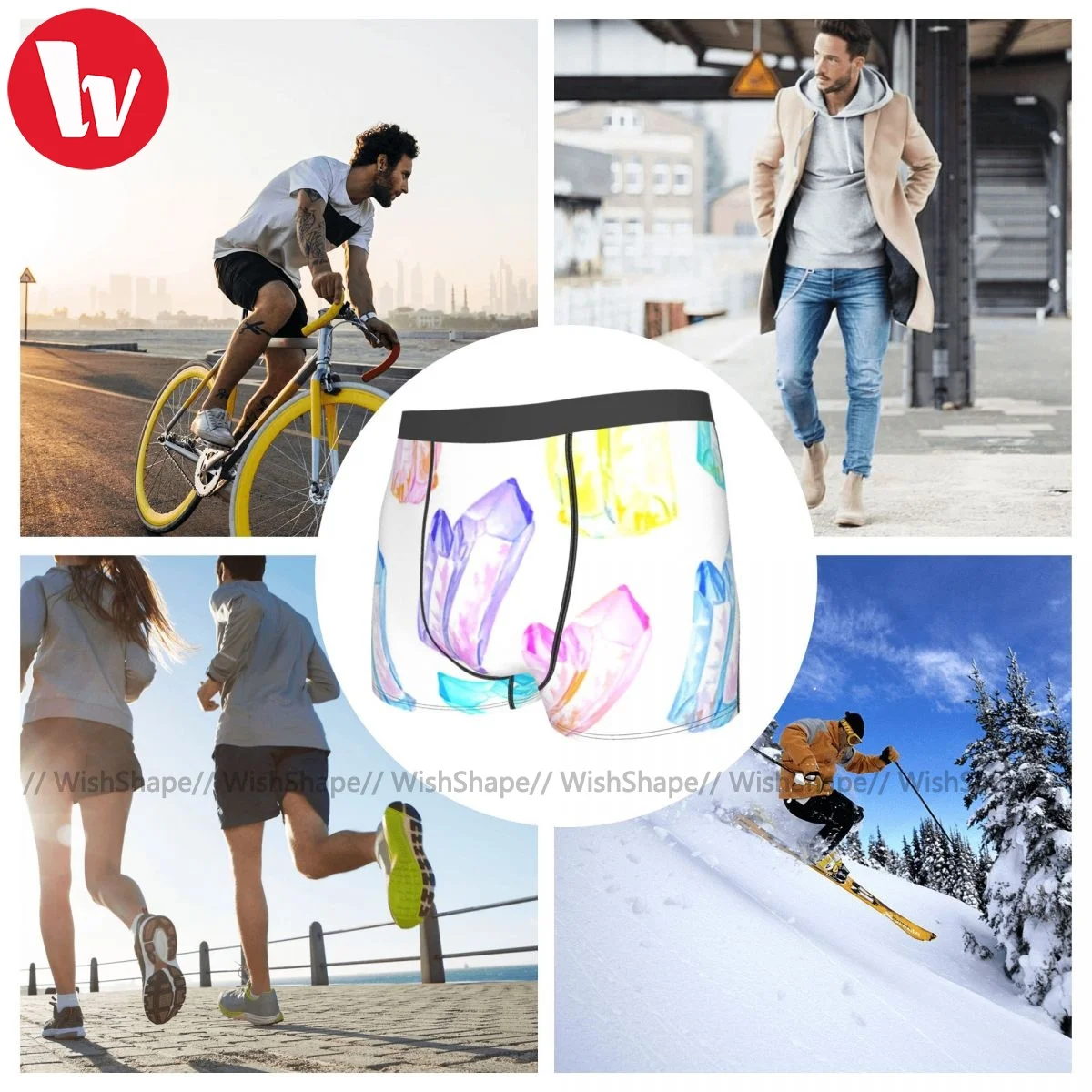 Crystal Underwear Hot Polyester Stretch Trunk Youth Pouch Printed Boxer Brief
Crystal Underwear Hot Polyester Stretch Trunk Youth Pouch Printed Boxer Brief