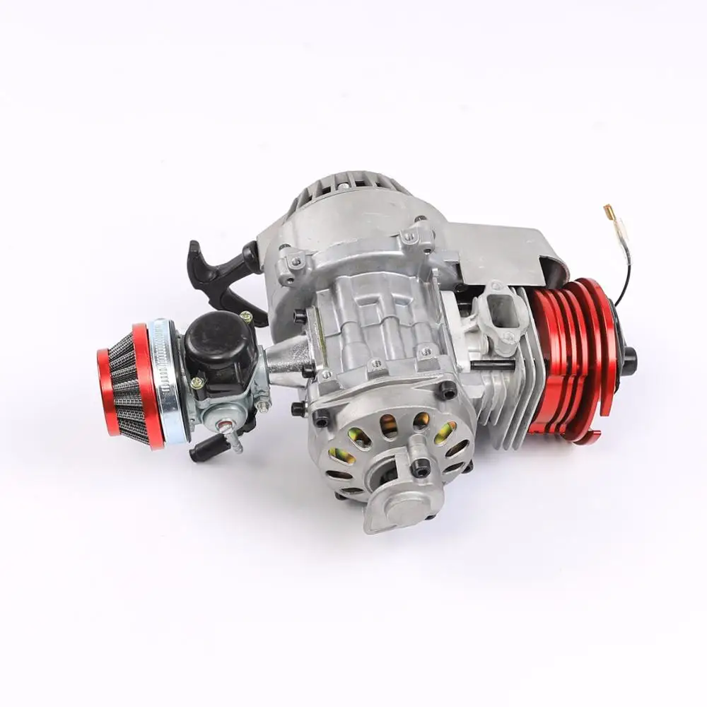 Высокопроизводительный 2 тактный гоночный двигатель 49cc 47cc 50cc Pocket/Quad/Dirt/Pit