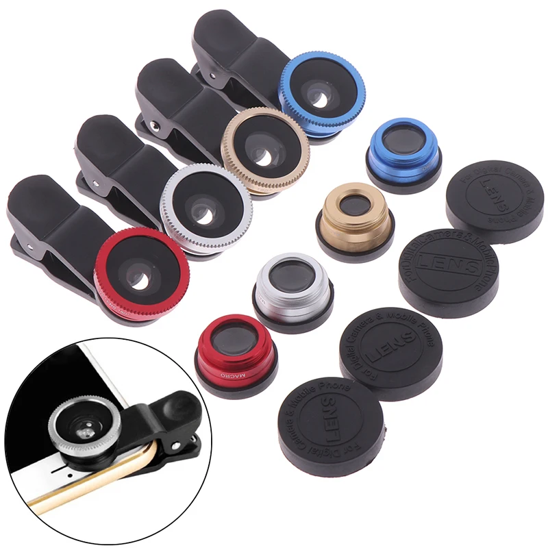 1set Universal Clip 3in1 HD Fisheye Camera Wide-angle Phone Lens Phone Accessory 
1set Universal Clip 3in1 HD Fisheye Camera Wide-angle Phone Lens Phone Accessory