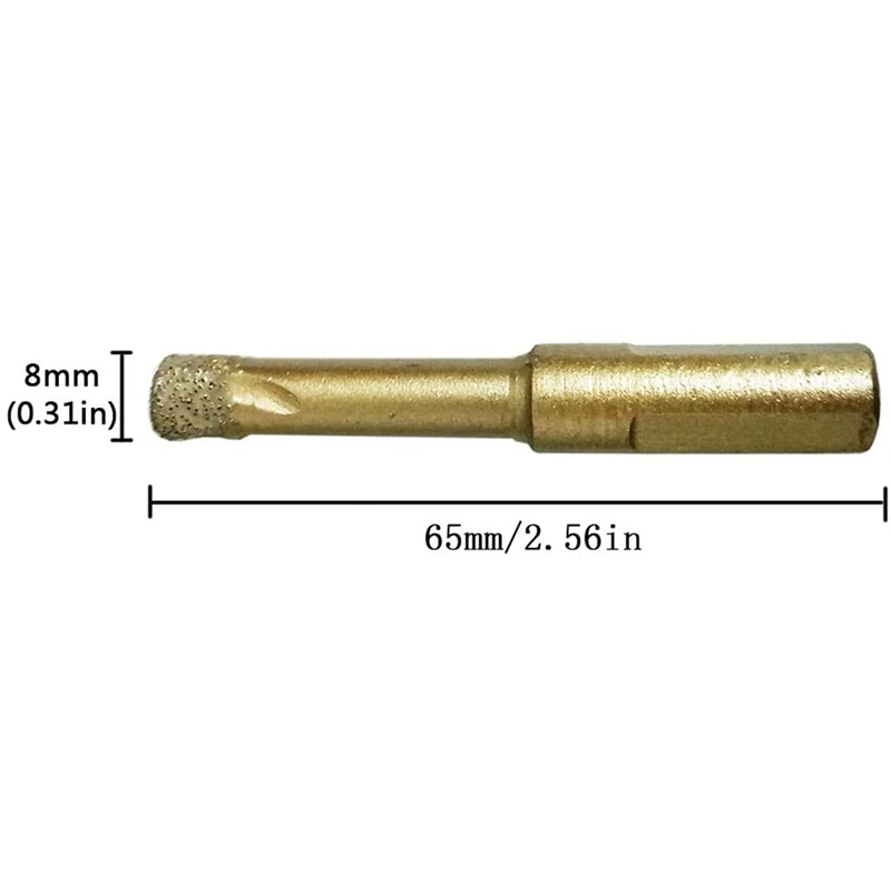 6 PCS 8mm Diamond Drill Bits Ceramic Diamond Hole Saw Set for Ceramic Tile Porcelain Marble Granite Stone Rock Glass
6 PCS 8mm Diamond Drill Bits Ceramic Diamond Hole Saw Set for Ceramic Tile Porcelain Marble Granite Stone Rock Glass
