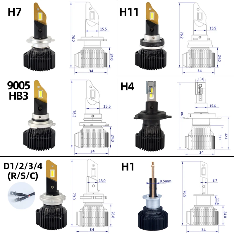 DAWNKNIGHT P1 50W 1mm Led Headlight H7 H4 D2S H11 9005 9006 9012 H1 Canbus Led Bulbs 6000K 10000LM Turbo Led Lamp Lens Car Light
DAWNKNIGHT P1 50W 1mm Led Headlight H7 H4 D2S H11 9005 9006 9012 H1 Canbus Led Bulbs 6000K 10000LM Turbo Led Lamp Lens Car Light