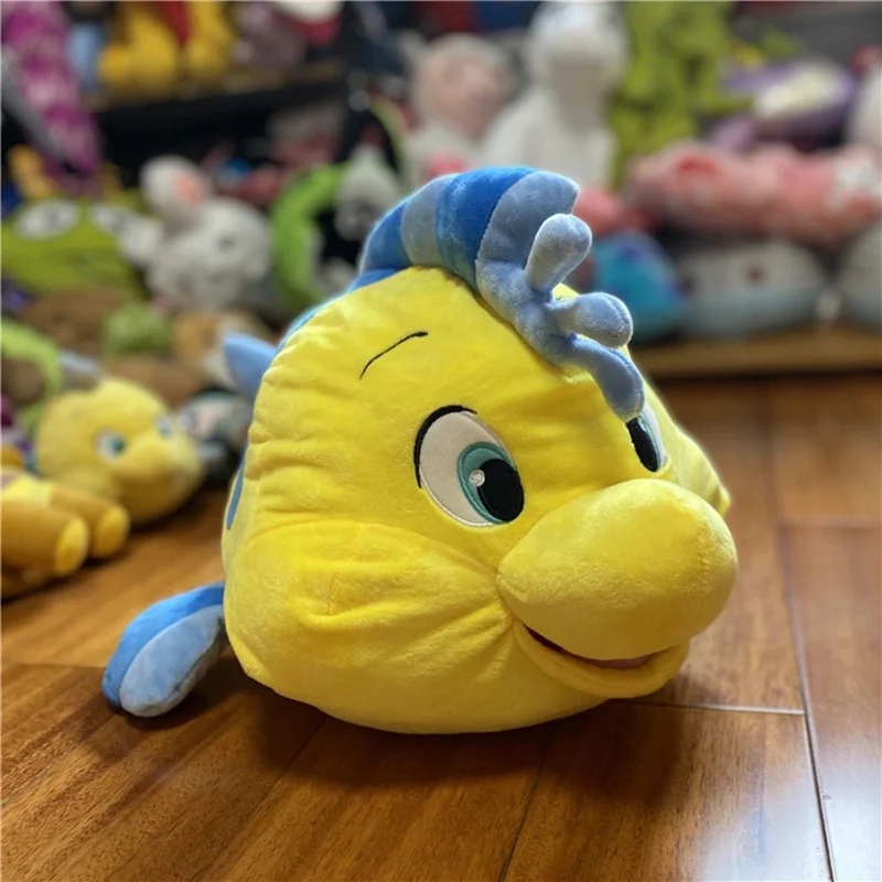 45cm Disney Original The Little Mermaid Plush Toy Flounder Soft kids doll 17.7'' Ariel's friend Stuffed fish Children toys Gifts
45cm Disney Original The Little Mermaid Plush Toy Flounder Soft kids doll 17.7'' Ariel's friend Stuffed fish Children toys Gifts