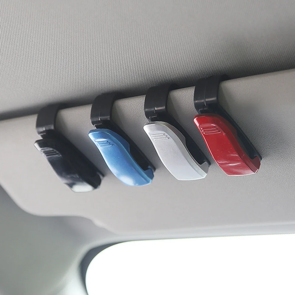 Portable Auto Sun Visor Glasses Fastener Clip Holder For Sunglasses Eyeglasses Ticket Card Universal Car Accessories Newest
Portable Auto Sun Visor Glasses Fastener Clip Holder For Sunglasses Eyeglasses Ticket Card Universal Car Accessories Newest