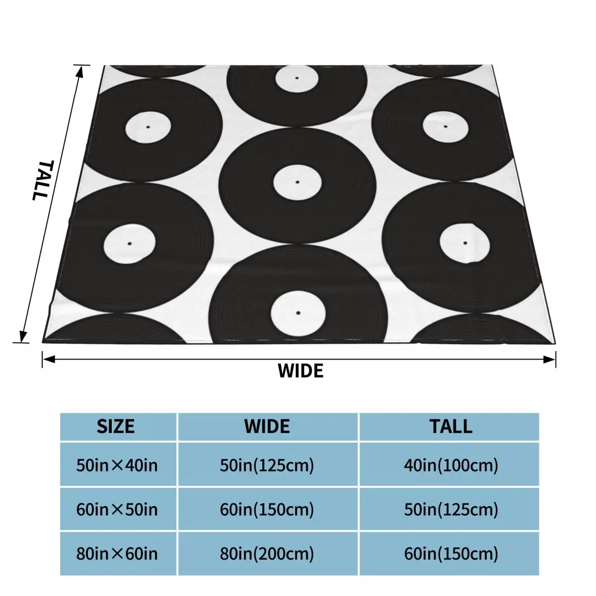 Vinyl Record Blankets Flannel All Season Album Multi-function Super Soft Throw Blankets for Bed Travel Quilt
Vinyl Record Blankets Flannel All Season Album Multi-function Super Soft Throw Blankets for Bed Travel Quilt