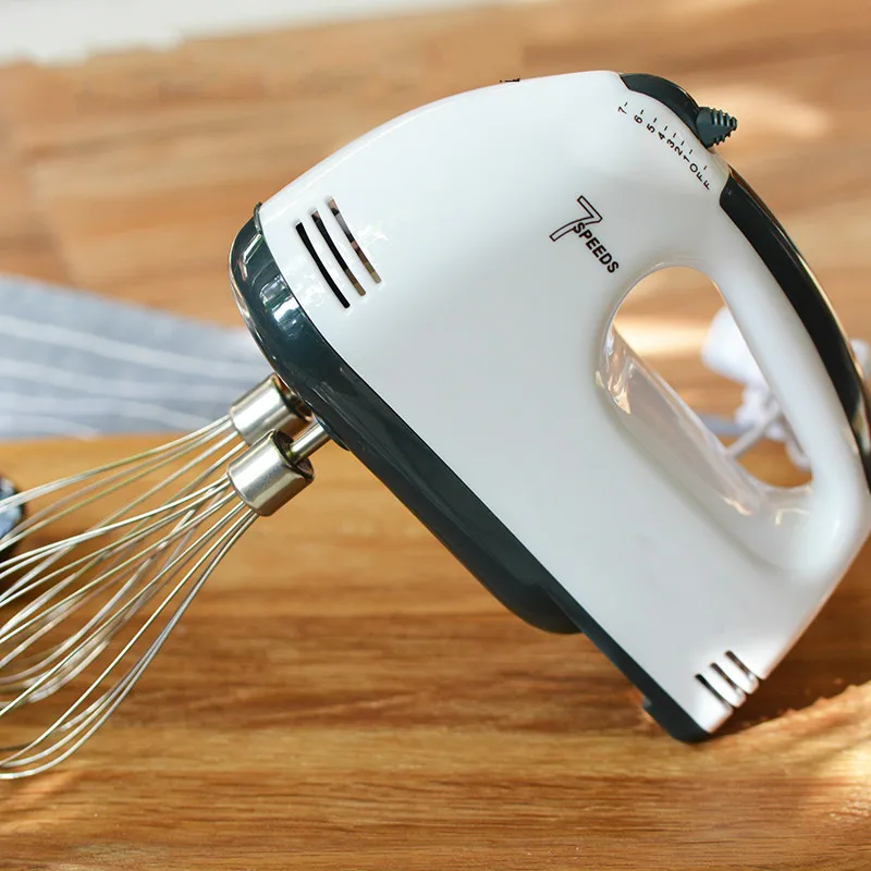 

100W 7-Speeds Electric Mixer Egg Beater handheld Food Mixers Eggs Stiring blender Kitchen Cooking Tools For Baking Stirrer