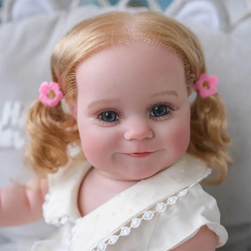 50CM Full Body Silicone Maddie Girl Doll Toddler Princess 100% Blonde Painted Rooted Hand With Hair Doll X4G4
50CM Full Body Silicone Maddie Girl Doll Toddler Princess 100% Blonde Painted Rooted Hand With Hair Doll X4G4