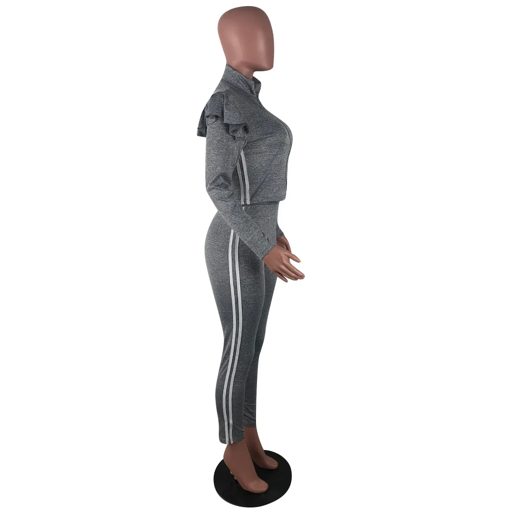 Autumn Winter Two Piece Set Women Tracksuit Long Sleeve Bandage Top and Pant suit Elegant Sports Set Streetwear 2 Piece Set
Autumn Winter Two Piece Set Women Tracksuit Long Sleeve Bandage Top and Pant suit Elegant Sports Set Streetwear 2 Piece Set