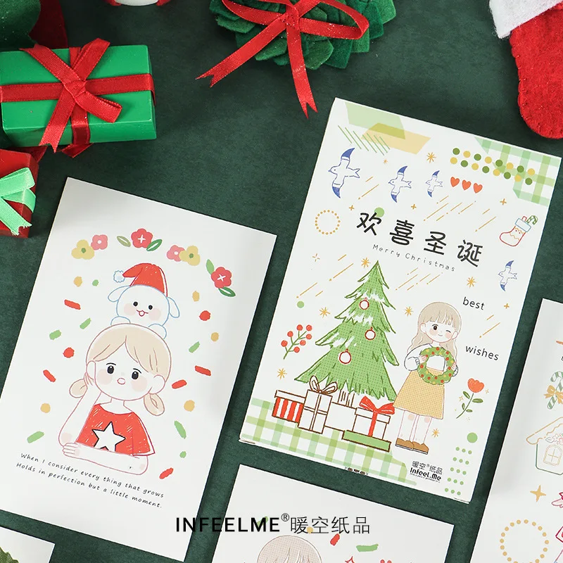 30 Pcs/Set New Happy Christmas Postcard DIY Hand Painted Greeting Card Message Card Birthday Letter Gift Card
30 Pcs/Set New Happy Christmas Postcard DIY Hand Painted Greeting Card Message Card Birthday Letter Gift Card