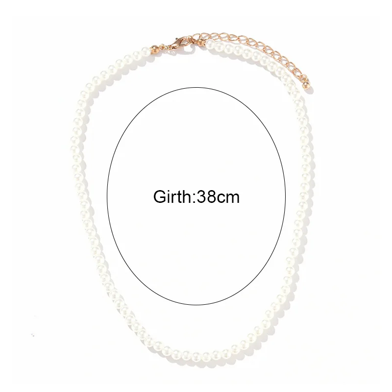 Elegant White Imitation Pearl Choker Necklace Big Round Pearl Wedding Necklace For Women Charm Fashion Jewelry Short Necklaces
Elegant White Imitation Pearl Choker Necklace Big Round Pearl Wedding Necklace For Women Charm Fashion Jewelry Short Necklaces