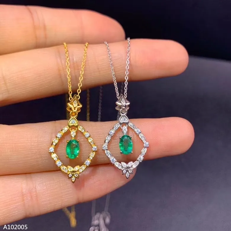 KJJEAXCMY boutique jewelry 925 Sterling Silver Inlaid Natural Emerald Necklace Pendant Geometry Support Detection
KJJEAXCMY boutique jewelry 925 Sterling Silver Inlaid Natural Emerald Necklace Pendant Geometry Support Detection