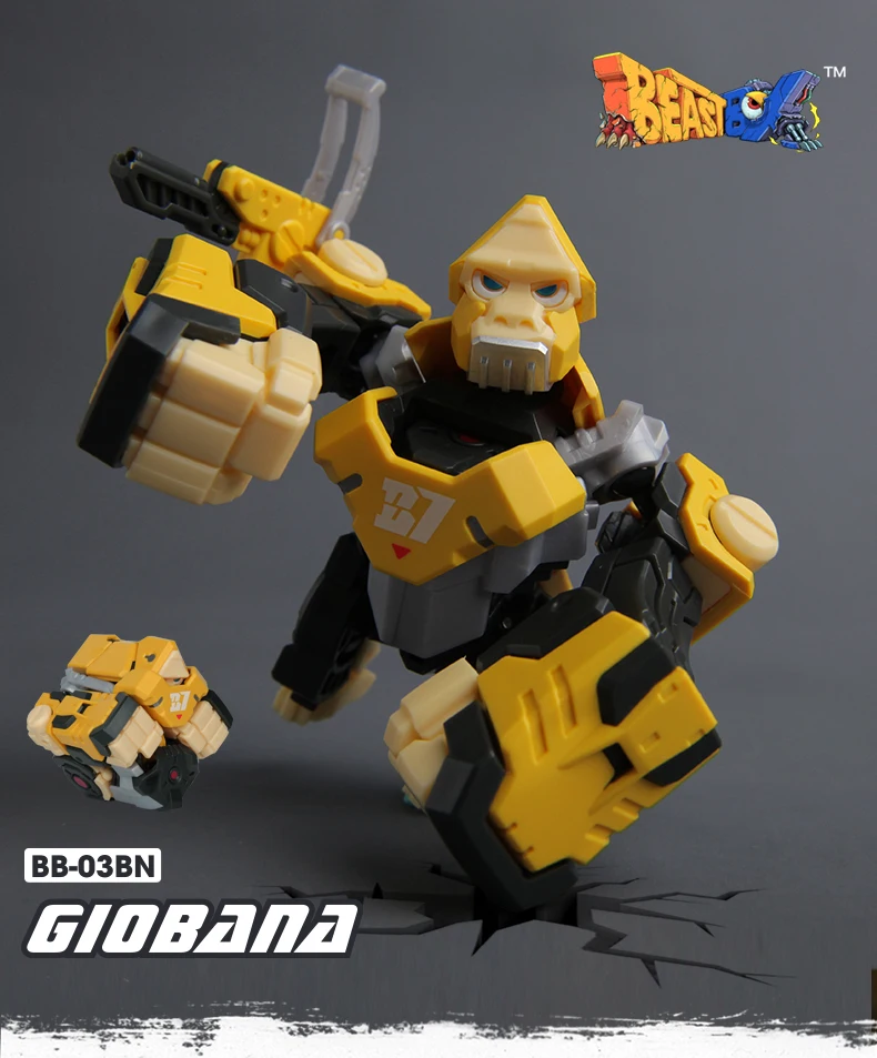 52TOYS BeastBox JOJO Orangutan Giobana Deformation Robots Collection Action Figure Model Toys Action Figure Gifts
52TOYS BeastBox JOJO Orangutan Giobana Deformation Robots Collection Action Figure Model Toys Action Figure Gifts
