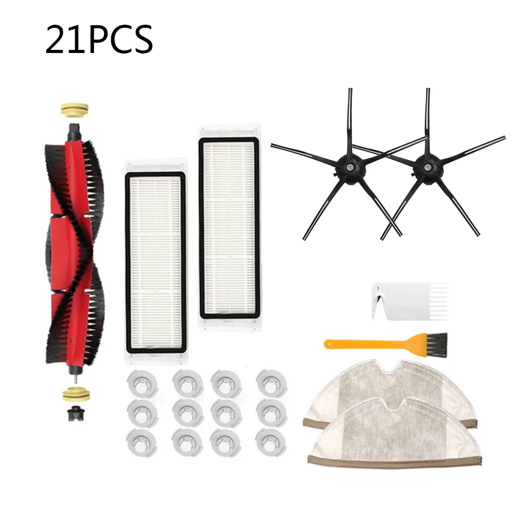 21Pcs/Set For Xiaomi Roborock S6 S60 S65 S5 MAX T6 Vacuum Cleaner Accessories Attachment Newly Designed Anti-winding Roller
21Pcs/Set For Xiaomi Roborock S6 S60 S65 S5 MAX T6 Vacuum Cleaner Accessories Attachment Newly Designed Anti-winding Roller