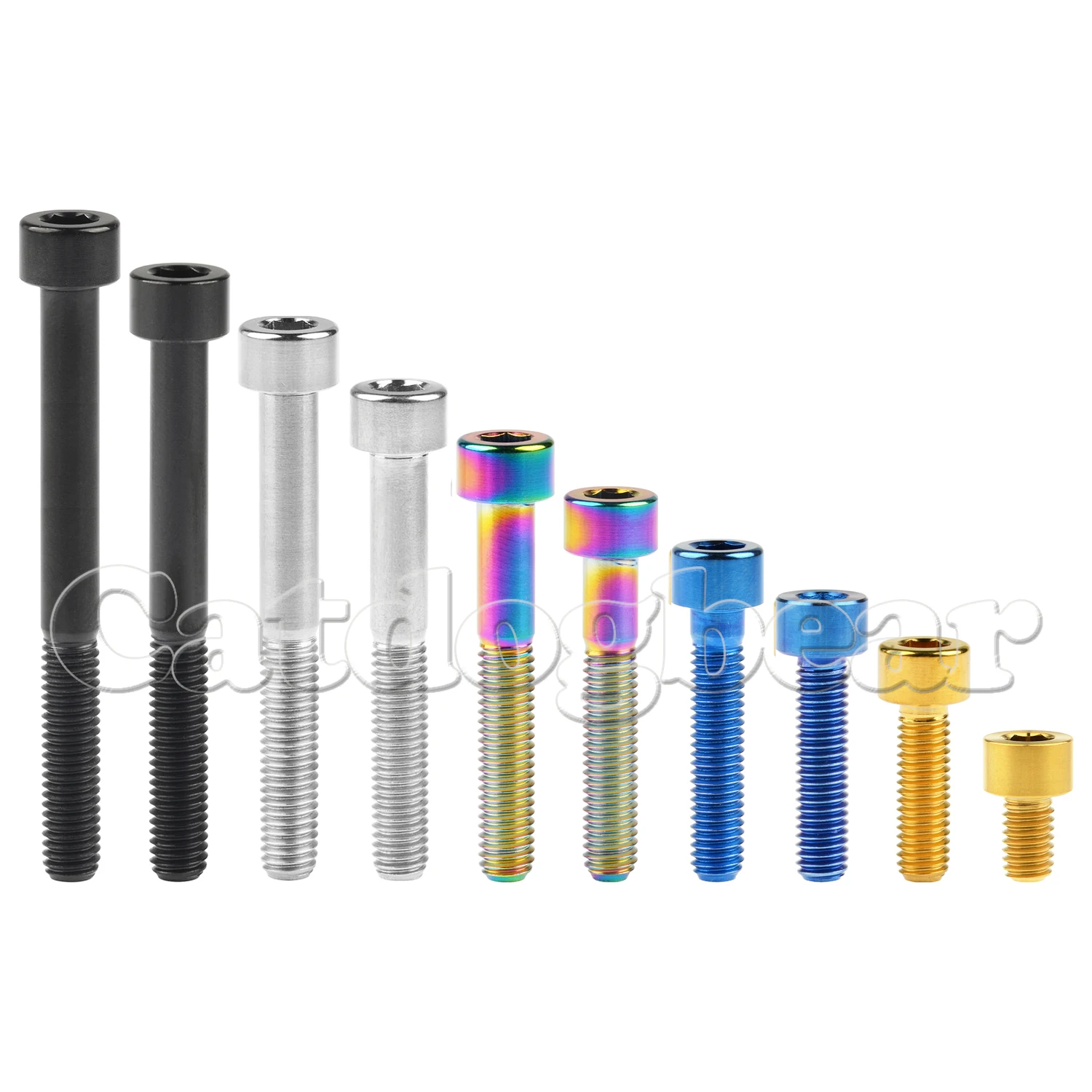 Catdogbear Column Cap M6x10 15 20 25 30 35 40 45 50 55 60 65 70mm Titanium Bolts Use For BIkecycle
Catdogbear Column Cap M6x10 15 20 25 30 35 40 45 50 55 60 65 70mm Titanium Bolts Use For BIkecycle