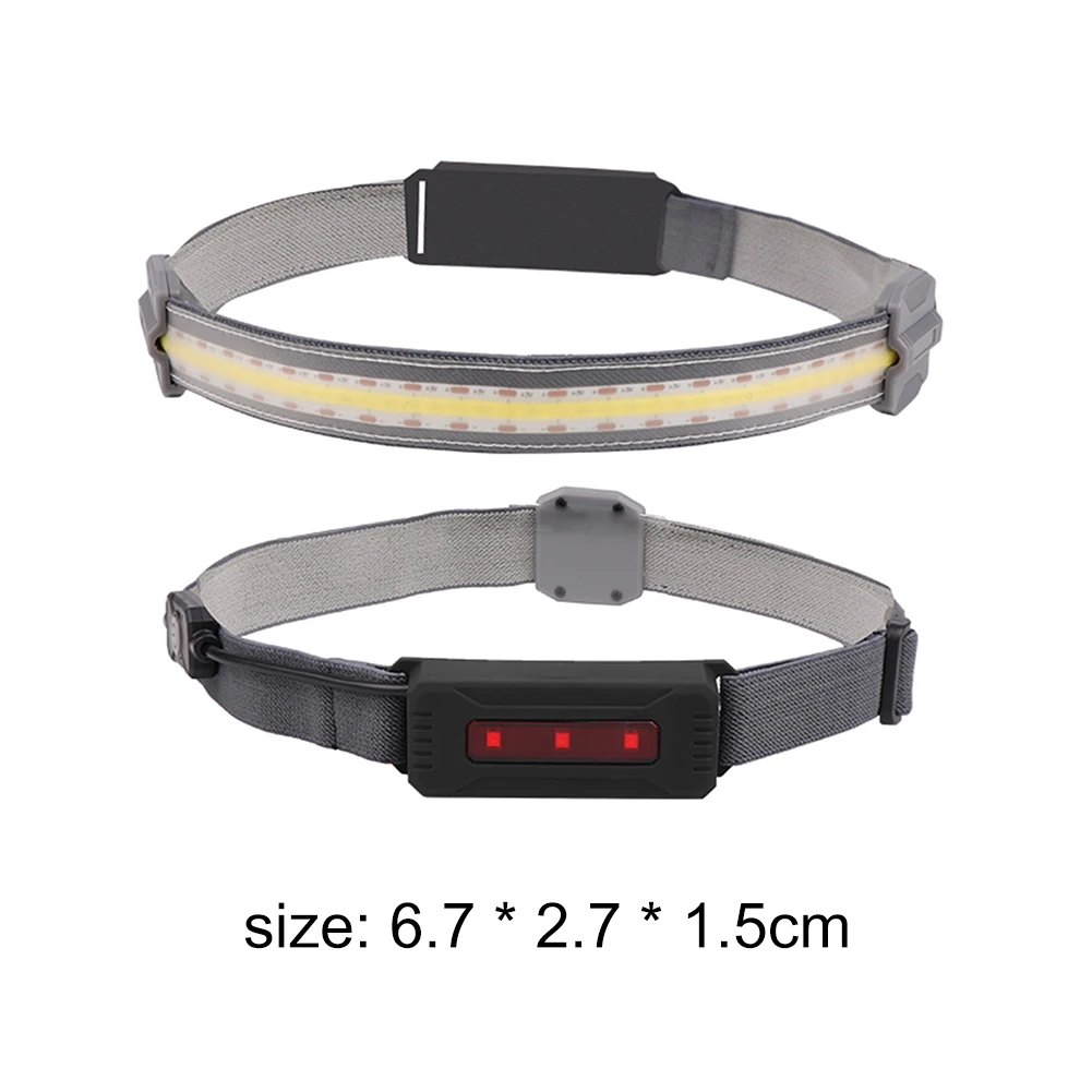 Outdoor COB LED Headlamp Red Light Warning Tail Lamp USB Rechargeable Portable Waterproof Adjustable Gear Lamp
Outdoor COB LED Headlamp Red Light Warning Tail Lamp USB Rechargeable Portable Waterproof Adjustable Gear Lamp