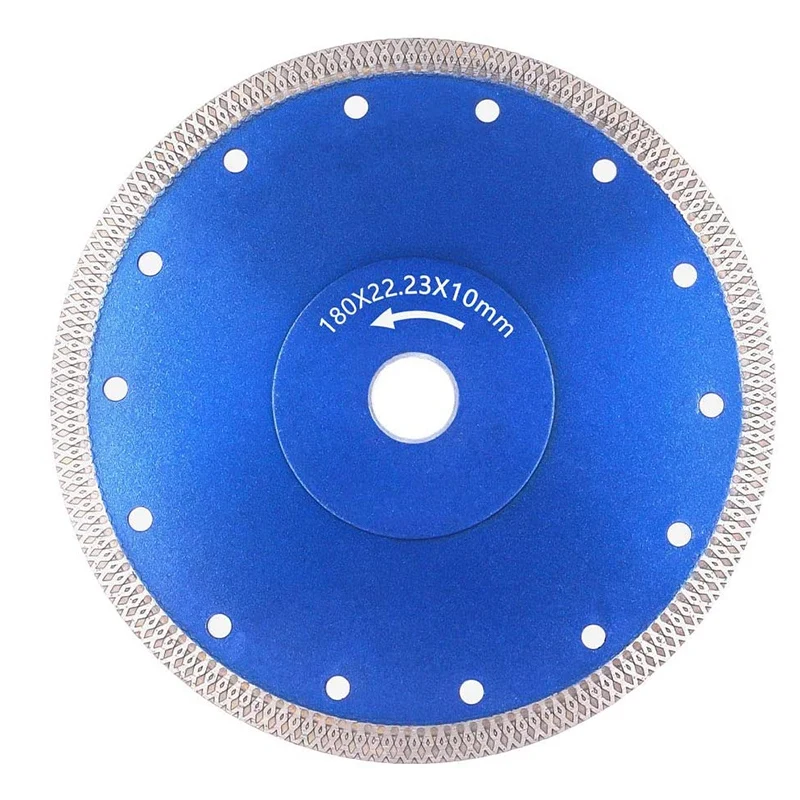 7 inch Diamond Saw Blade Cutting Disc Wheel for Cutting Porcelain Tiles Ceramics Works with Tile Saw and Angle Grinder
7 inch Diamond Saw Blade Cutting Disc Wheel for Cutting Porcelain Tiles Ceramics Works with Tile Saw and Angle Grinder