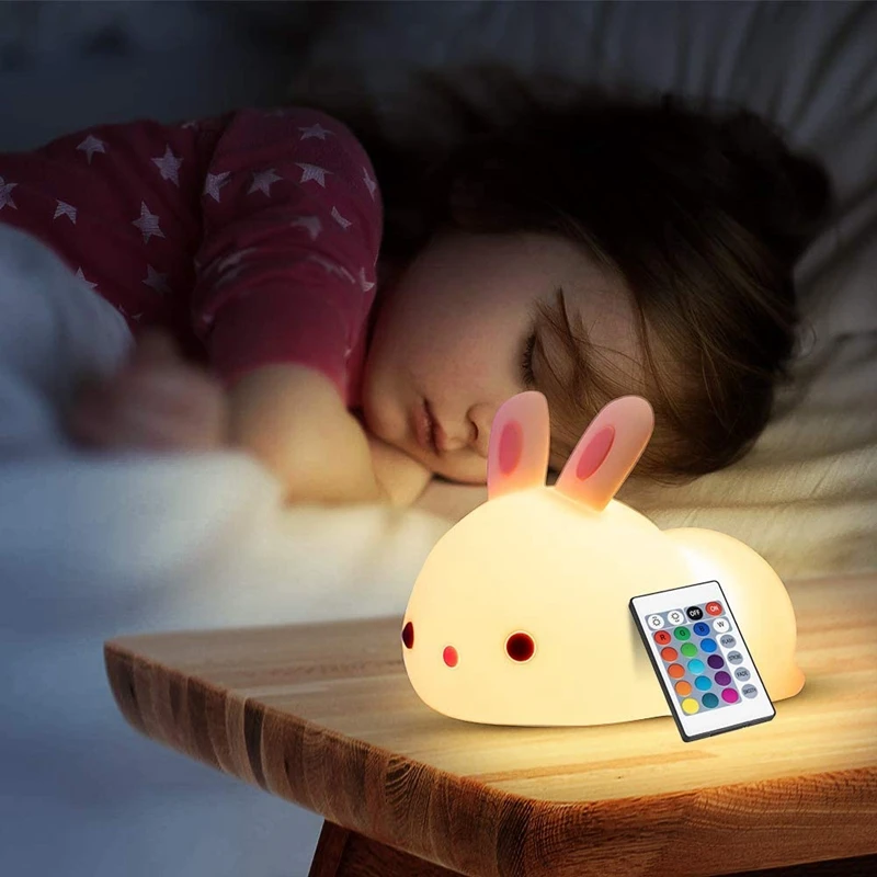 Baby Night Light Cute Lamp with Remote Control - Led Changing Rechargeable Night Light for Kids,Baby,Toddles' Rooms
Baby Night Light Cute Lamp with Remote Control - Led Changing Rechargeable Night Light for Kids,Baby,Toddles' Rooms
