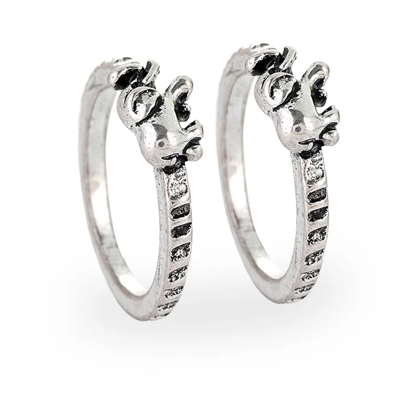 Wholesale Milangirl Vintage Silver Color Minimalist Lovely Elephant Animal Female Alloy Rings for Women Holiday Luxury Jewelry
Wholesale Milangirl Vintage Silver Color Minimalist Lovely Elephant Animal Female Alloy Rings for Women Holiday Luxury Jewelry