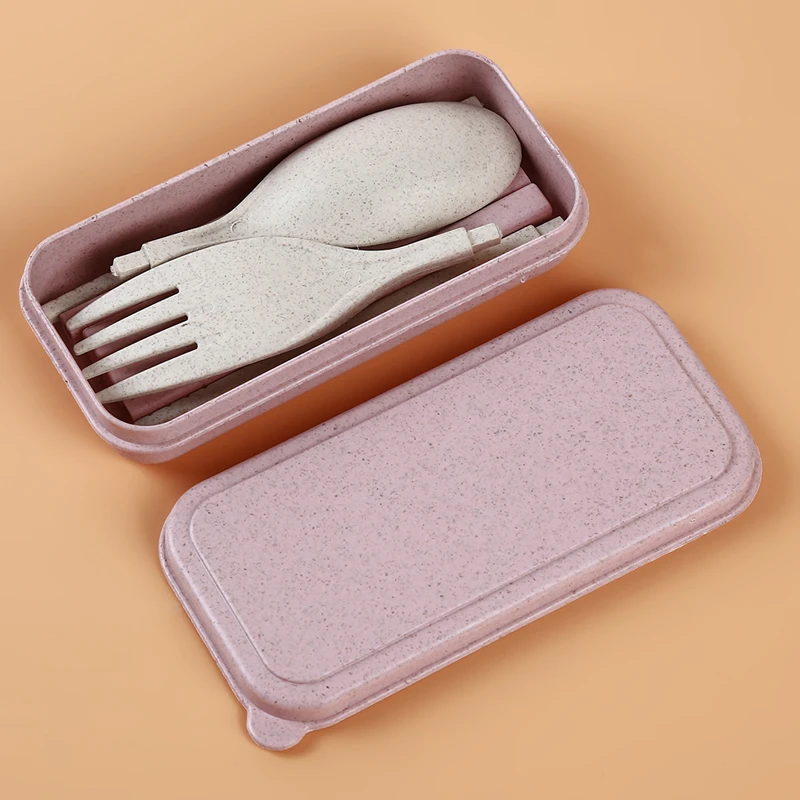Portable Wheat Straw Fork Cutlery Set Foldable Folding Chopsticks Cutlery Set With Box Picnic Camping Travel Tableware Set
Portable Wheat Straw Fork Cutlery Set Foldable Folding Chopsticks Cutlery Set With Box Picnic Camping Travel Tableware Set