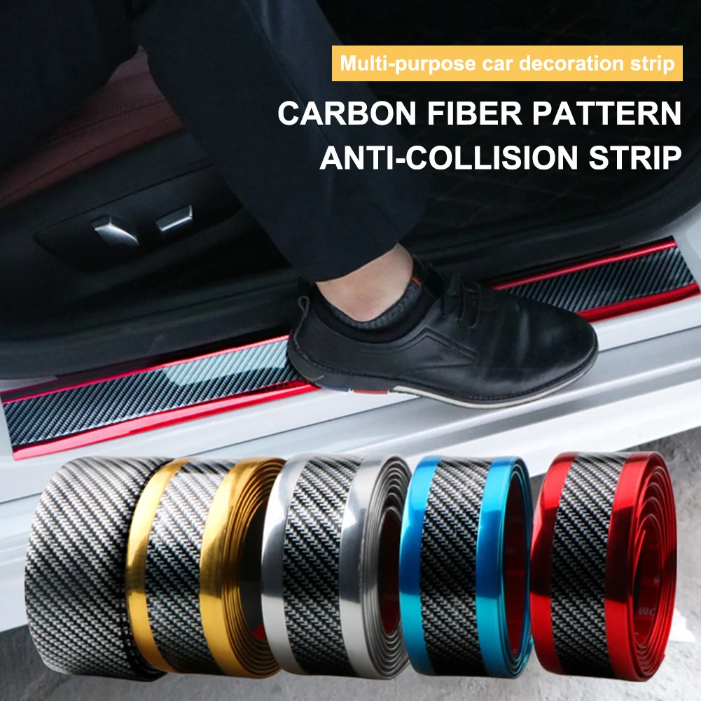 Universal Car Door Sill Plate Protector Edge Guard Anti-Scratch Rubber Strip Carbon Fiber Bumper Trunk Door Anti-Collision Strip
Universal Car Door Sill Plate Protector Edge Guard Anti-Scratch Rubber Strip Carbon Fiber Bumper Trunk Door Anti-Collision Strip