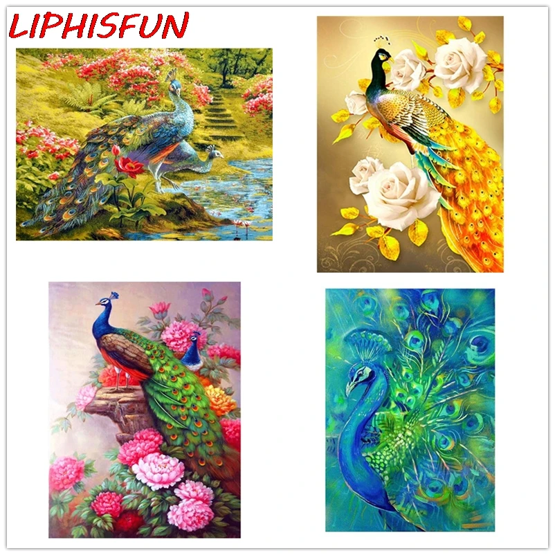 LIPHISFUN Full Drill Diamond Painting Handmade Embroidery Cross Stitch Square/round Home Decor peacock animal scenery flower
LIPHISFUN Full Drill Diamond Painting Handmade Embroidery Cross Stitch Square/round Home Decor peacock animal scenery flower