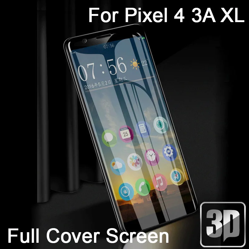 9H 3D Tempered Glass For pixel 4 XL Round Curved Edge Full cover screen protectors For google pixel 2 3 4 3A XL Protective film
9H 3D Tempered Glass For pixel 4 XL Round Curved Edge Full cover screen protectors For google pixel 2 3 4 3A XL Protective film