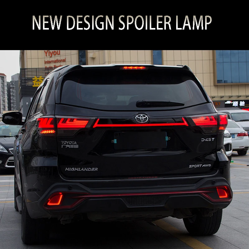 BERA BEAR Car Styling For TOYOTA Highlander 2015-2019 Spoiler lamp LED Tail Light LED Spoiler Light Turn Signal
BERA BEAR Car Styling For TOYOTA Highlander 2015-2019 Spoiler lamp LED Tail Light LED Spoiler Light Turn Signal