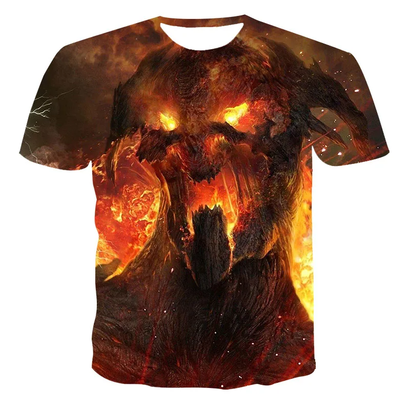 2021 New Summer Unisex Short-Sleeved T-Shirt 3D Printing Volcanic Eruption Magma Series Round Neck Pullover XXS-6XL
2021 New Summer Unisex Short-Sleeved T-Shirt 3D Printing Volcanic Eruption Magma Series Round Neck Pullover XXS-6XL