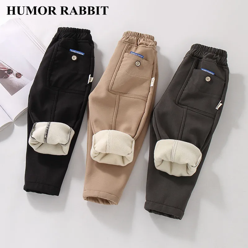 Boys Casual Pants Autumn Winter Composite Integrated Pile Pants Children Pants Kids Babies Plus Velvet Thickened Warm Trousers
Boys Casual Pants Autumn Winter Composite Integrated Pile Pants Children Pants Kids Babies Plus Velvet Thickened Warm Trousers