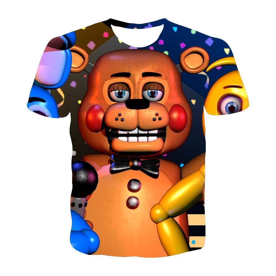Fnaf 3D T shirt 2021 New Boy Freddy T shirts Five Nights at FNAF Summer Streetwear Tshirt T-shirt Bear Anime Tops Mens Clothing
Fnaf 3D T shirt 2021 New Boy Freddy T shirts Five Nights at FNAF Summer Streetwear Tshirt T-shirt Bear Anime Tops Mens Clothing