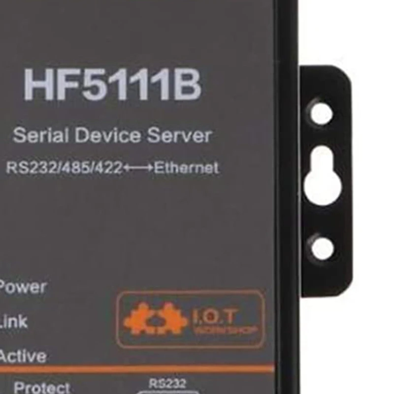 HF5111B Serial Device Server RS232/RS485/RS422 Serial to Ethernet Free RTOS Serial Server-US Plug
HF5111B Serial Device Server RS232/RS485/RS422 Serial to Ethernet Free RTOS Serial Server-US Plug