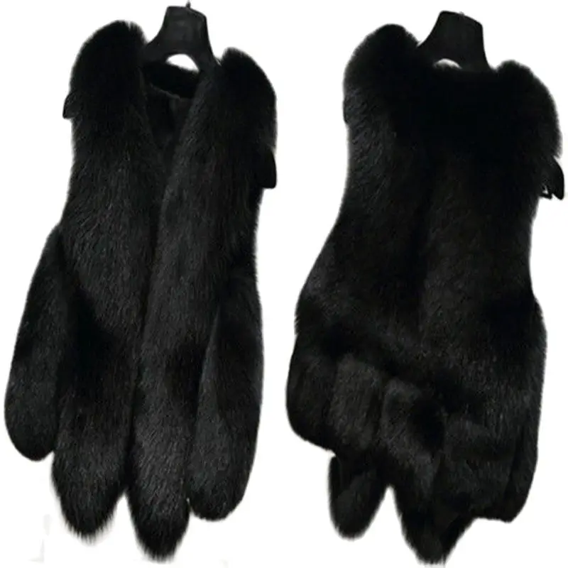 LEDEDAZ S-3XL Mink Coats Women High Quality 2020 Winter Fashion Black FAUX Fur Coat Warm Sleeveless Gliet Vest Fake Fur Jacket
LEDEDAZ S-3XL Mink Coats Women High Quality 2020 Winter Fashion Black FAUX Fur Coat Warm Sleeveless Gliet Vest Fake Fur Jacket