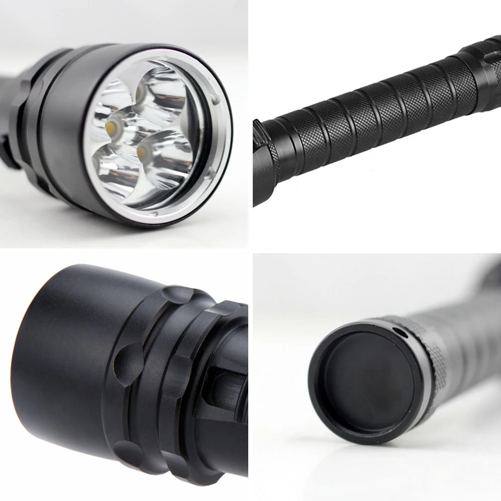 Diving Flashlight With Lanyard Aluminum Alloy Single T6 Lamp Bead 80-100 m Diving Depth Snorkeling Enthusiast Equipment
Diving Flashlight With Lanyard Aluminum Alloy Single T6 Lamp Bead 80-100 m Diving Depth Snorkeling Enthusiast Equipment