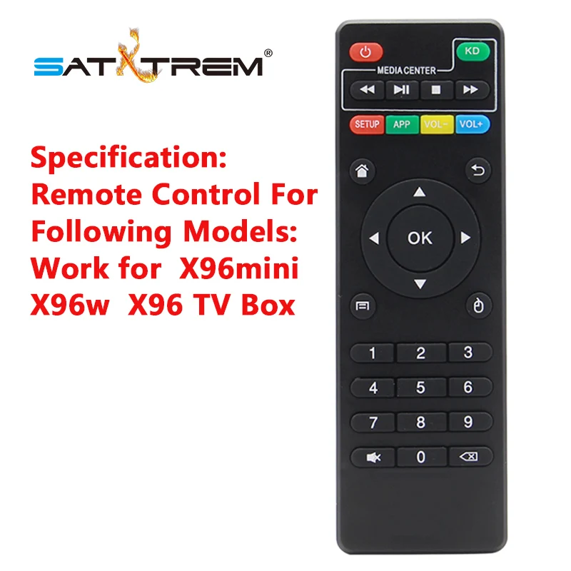Universal Remote Control X96 X96mini X96W Android TV Box IR Controller For X96 Mini X96 X96W Set Top Box with KD Function
Universal Remote Control X96 X96mini X96W Android TV Box IR Controller For X96 Mini X96 X96W Set Top Box with KD Function