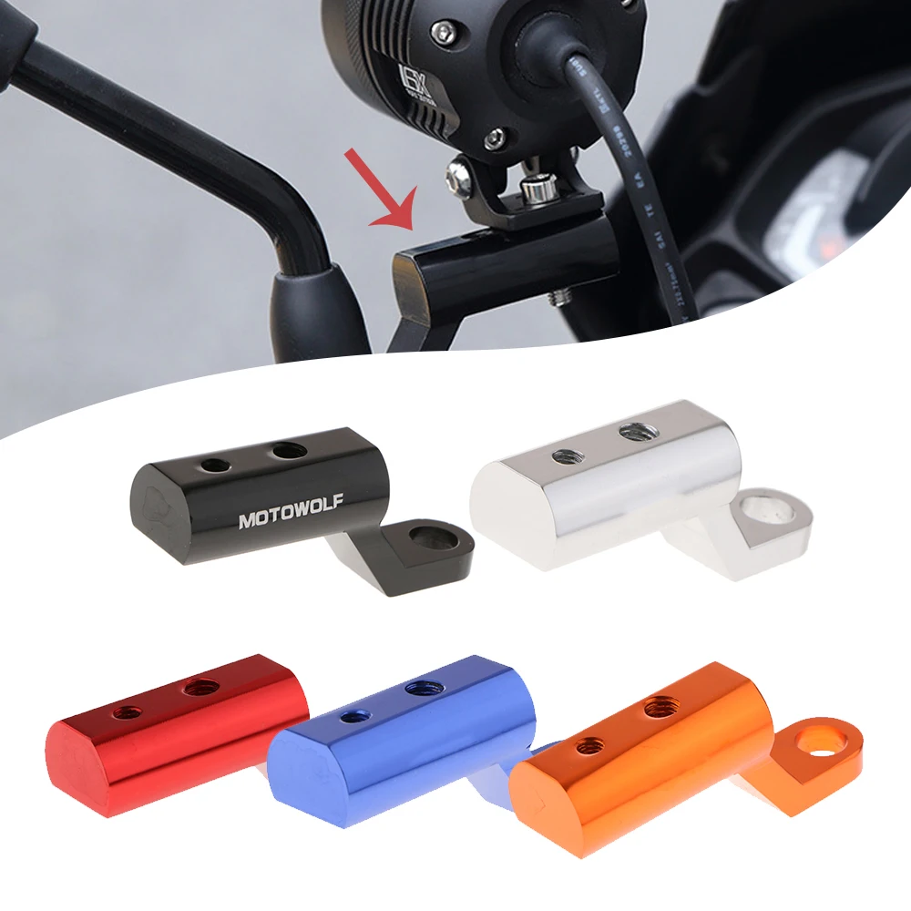 7/8 22mm Motorcycle Rearview Side Mirror Extension Bracket Bike Handlebar Mirror Mount Riser Extender Adapter Aluminum Alloy
7/8 22mm Motorcycle Rearview Side Mirror Extension Bracket Bike Handlebar Mirror Mount Riser Extender Adapter Aluminum Alloy