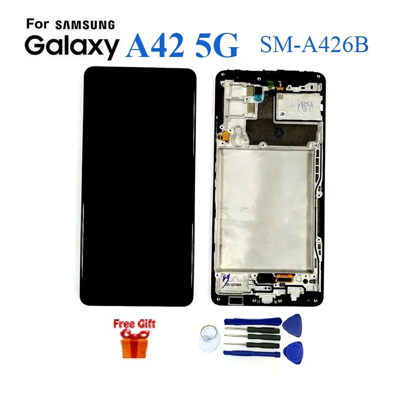 For Samsung A42 5G A426 SM-A426B Display lcd Screen replacement for Samsung A42 5G SM-A426B display lcd touch screen module
For Samsung A42 5G A426 SM-A426B Display lcd Screen replacement for Samsung A42 5G SM-A426B display lcd touch screen module