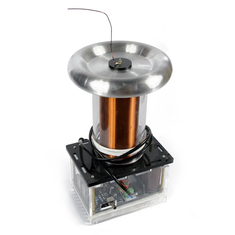 Solid state Tesla coil music audio physics toy diy arc drsstc lightning experiment simulator
Solid state Tesla coil music audio physics toy diy arc drsstc lightning experiment simulator