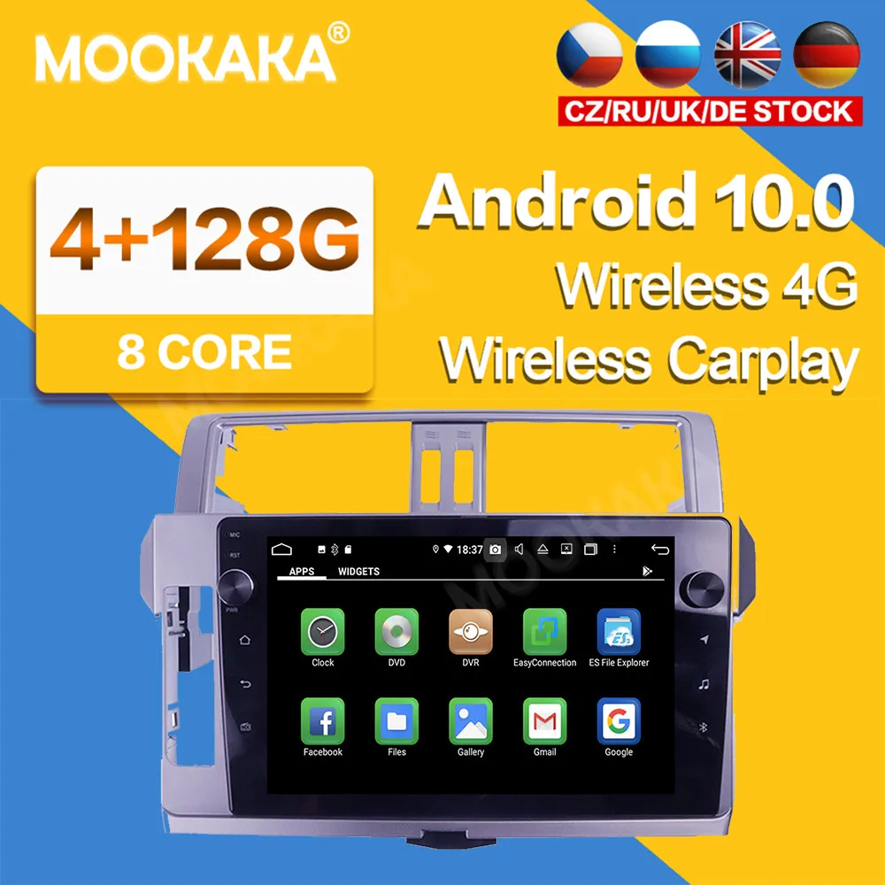 For TOYOTA PRADO 2014-2015 Car Radio Player Android 10 PX6 4G 128GB GPS Navigation Multimedia Player Radio Head Unit IPS Freemap
For TOYOTA PRADO 2014-2015 Car Radio Player Android 10 PX6 4G 128GB GPS Navigation Multimedia Player Radio Head Unit IPS Freemap