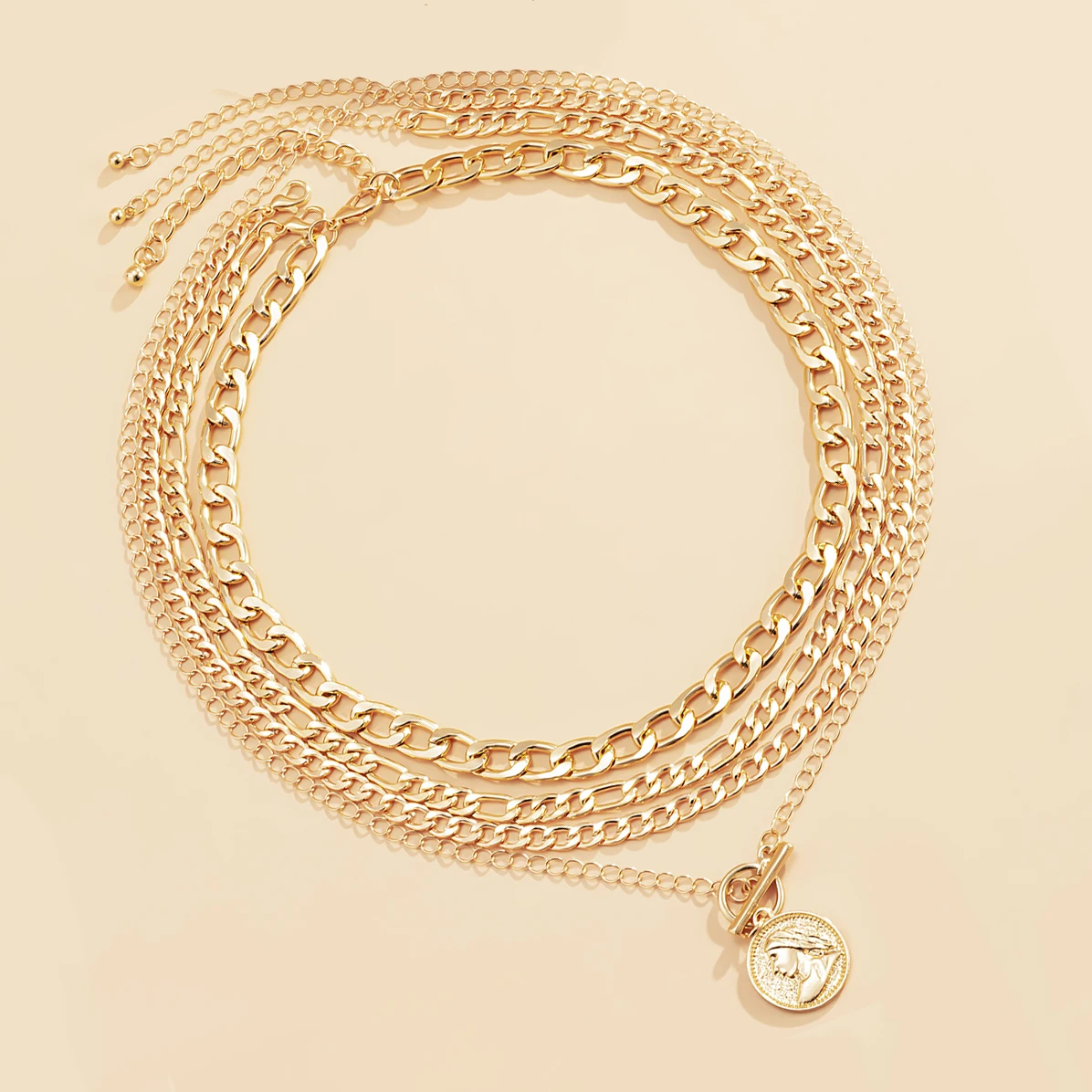 PuRui Punk Multi Layer Thick Chain Choker Necklace for Women Hip Hop Long Chain With Coin Pendant Necklaces 2021 Fashion Jewelry
PuRui Punk Multi Layer Thick Chain Choker Necklace for Women Hip Hop Long Chain With Coin Pendant Necklaces 2021 Fashion Jewelry