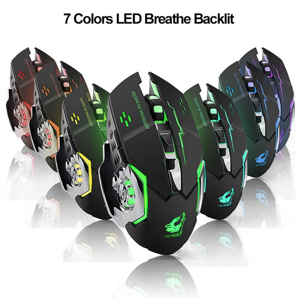 Free Wolf X8 Wireless Charging Game Mouse Silent Mechanical Mouse Laptop Computer Accessories Drop Shipping
Free Wolf X8 Wireless Charging Game Mouse Silent Mechanical Mouse Laptop Computer Accessories Drop Shipping