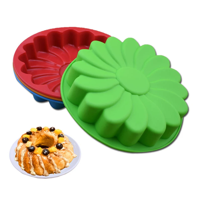 Silicone Cake Mold Non Stick Bakeware Fluted Tube Cake Pan Thickened Large Bakes Tray High Temperature Resistance Baking Tools
Silicone Cake Mold Non Stick Bakeware Fluted Tube Cake Pan Thickened Large Bakes Tray High Temperature Resistance Baking Tools