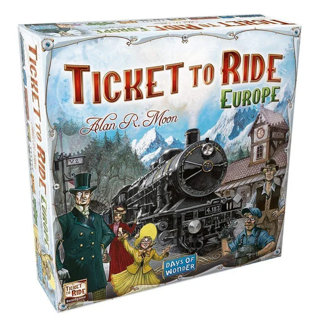 Newest Board Game Ticket To Ride Cards Game 1912 Expansion TTR Board Game Party Table Games Card Games