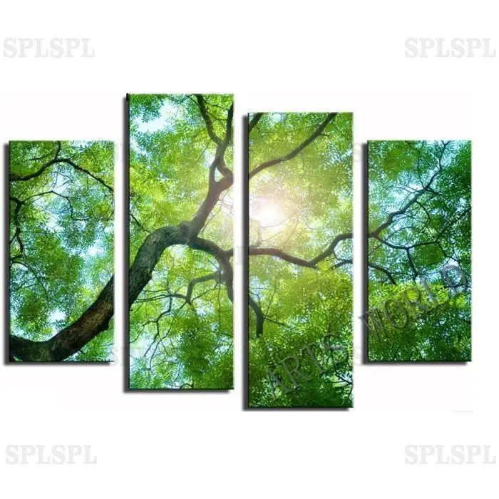 4 Panels Green tree Painting Canvas Wall Art Picture Home Decoration Living Room Canvas Print Modern Painting
4 Panels Green tree Painting Canvas Wall Art Picture Home Decoration Living Room Canvas Print Modern Painting
